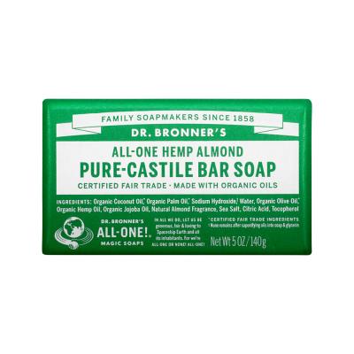 Dr. Bronner's Pure-Castile Bar Soap (Hemp All-One) Almond 140g